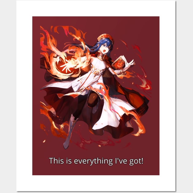 Fire Emblem Legendary Lilina Wall Art by Ven's Designs